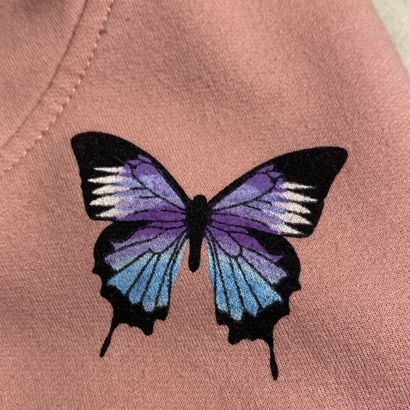 Butterfly Cropped Sweatshirt XXL (19) - Picture 4 of 8